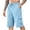 #06 Sky Blue 【Mix, Match & Rotate: Stock Up on Daily Colors】, variant on Men's Casual Elastic Waist Drawstring Shorts, Polyester Quick Dry Lightweight Comfortable Shorts, Summer Beach Vacation Gym Workout Outdoor Essentials | JASKFLY,Beige L