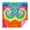 Colorful Tie Dye-1, variant on Colorful Tie Dye Pattern Square Tablecloth,Waterproof Square Table Cover,Wipeable Spillproof Washable Table Cover for Home Kitchen Party Decor 42"X42"(107x107cm)