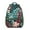 Dark-green-3, variant on Tropical Leaf Waterproof Backpack - Ergonomic Student Bookbag with Breathable Mesh Straps & Durable Exterior