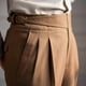 thumbnail image 4 of Pantalones largos de moda para hombre, casuales, de color sólido, con bolsillos y cremallera, cintura elástica, de poliéster., 4 of 4