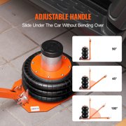 VEVOR Air Jack,3 Ton/6600 lbs,1-6S Pneumatic Lifting Jack with Heightened Column & Adjustable Handle, Compact,Easy-to-Lift & Space-Saving Jack with Thick Rubber Pad