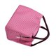 thumbnail image 2 of Monstrate Fiambrera con aislamiento portátil, bolsa impermeable a rayas de gran capacidad, bolsa gruesa para Picnic Bento Almacenamiento y organización del hogar Rosa roja Monstrate HA000442-02B, 2 of 6