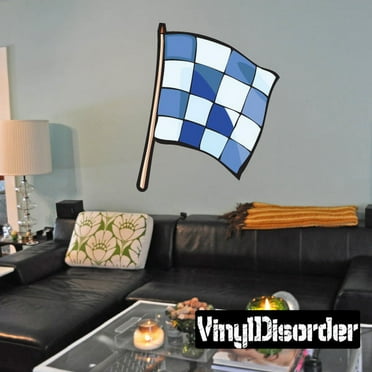 Racing Wall Decal - Vinyl Sticker - Car Sticker - Die Cut Sticker - DC 002 - 36 Inches