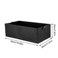 thumbnail image 3 of Hovilon Rectangular Fabric Grow Bag Heavy Duty Breathable Aeration Planter with Handles, Durable Non-Woven Plant Pot for Vegetables Herbs Flowers, Space Saving Indoor Outdoor Gardening Container, 3 of 6