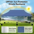 thumbnail image 5 of Gymax 10 x 20FT Pop-up Canopy Tent Folding Instant Sun Shelter w/ 3 Adjustable Heights Blue, 5 of 10