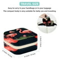 thumbnail image 5 of Flamingo Travel Portable Square Jewelry Boxes Display Case - Travel Organizer for Girls and Women, 5 of 6
