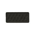 thumbnail image 5 of HomePop Button Tufted Storage Bench, 40"W x 18"D x 18"H, Chocolate Brown Velvet, 5 of 8