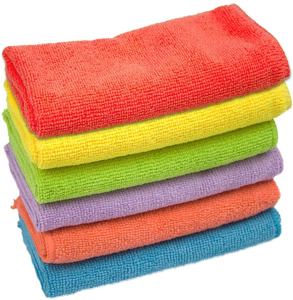Microfiber Cleaning Cloths Best Kitchen Dish Cloths with Poly Scour