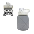 thumbnail image 2 of Large Capacity Outdoor Collapsible Water Bottle Portable Travel Jug with Foldable Handle and Secure Flip Lid for Hydration, 2 of 6