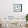 thumbnail image 3 of Stupell Industries Traditional Cerulean & White Blooms Black Floating Frame Canvas Art, 18 x 18, by Marilyn Dunlap, 3 of 8