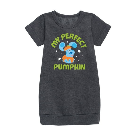 Blue's Clues - Mommy's Perfect Pumpkin - Toddler And Youth Girls Fleece Dress