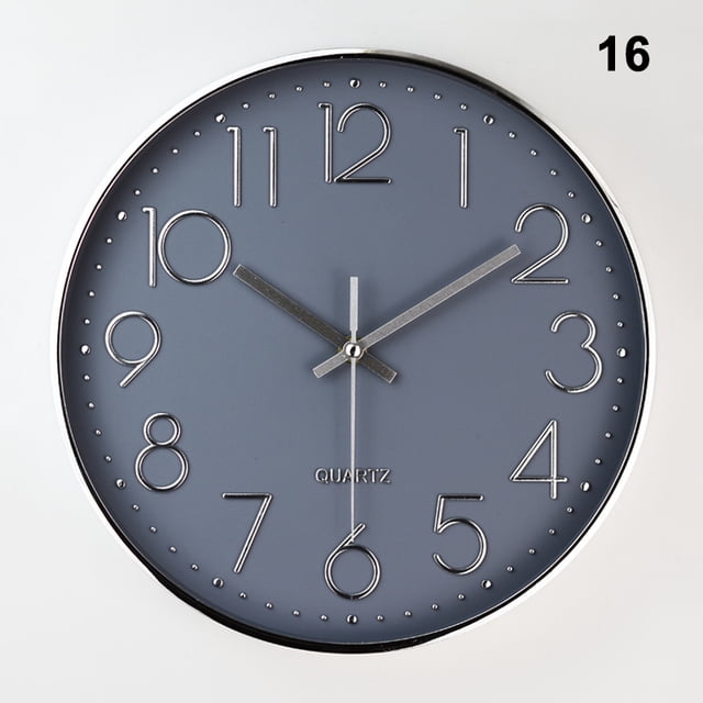 CAROOTU Quartz Wall Clock Plastic Fashion Design Clocks For Home Decor Living Room