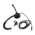 thumbnail image 4 of Auriculares monoaurales de un solo oído con micrófono con cancelación de ruido y ajuste de volumen., 4 of 14