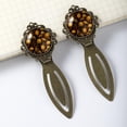 thumbnail image 3 of Thanksgiving acorns Elegant Vintage Copper Lace Bookmarks - Set of 2, Stainless Steel Reading Accessories, 3 of 5