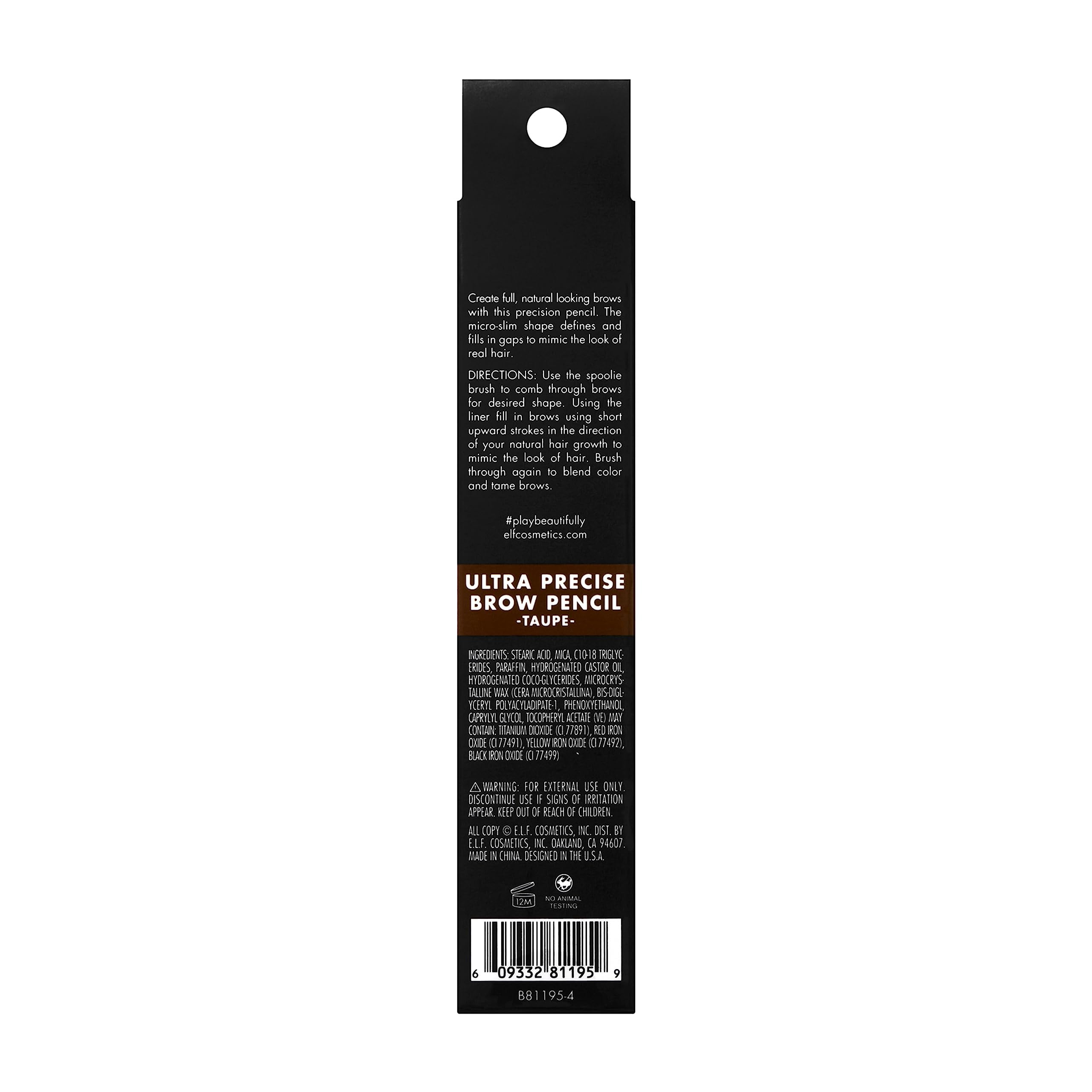 e.l.f. Ultra Precise Brow Pencil, Taupe, 0.002 oz