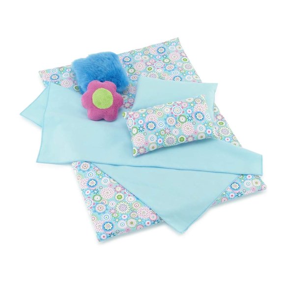 Emily Rose 18 Inch Doll Bedding Accessories Set Reversible Baby Doll Blankets And Accessories | Fits 18"" Doll Beds Bunkbeds Cribs And Cradles Designed In The Usa