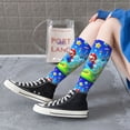 thumbnail image 7 of Saiise Mario Az Funny Socks Men Women Boys Kids Adults Novelty Graphic Crew Tube Socks Crazy Design Casual Dress Socks for Sports,Running,Travel, 7 of 7
