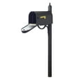 thumbnail image 2 of Outdoor Letter Holder Classic Curbside Mailbox with Richland Mailbox Post - Black, 2 of 7