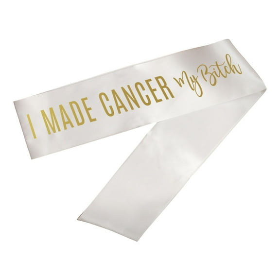 Koyal Wholesale Cancer Survivor Party Sashes, Cancer My Bi***