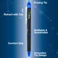 thumbnail image 4 of Bolígrafos de gel borrables Pilot FriXion Synergy 0,5 mm azul, paquete de 12, 4 of 8