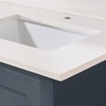 thumbnail image 5 of Altair Design 61 in. Stone effects Vanity Top in Milano White with White Sink, 5 of 8