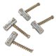 thumbnail image 5 of Accesorios de puente de bajo eléctrico de reemplazo de puente de bajo de 4 cuerdas (L1) Ehuebsd Para Estrenar, 5 of 9