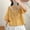 A_ Yellow, variant on Olyvenn Women's Summer Linen Blend Embroidered Stand Collar Shirt, 3/4 Sleeve Loose Breathable Daily Blouse Pink XXXL