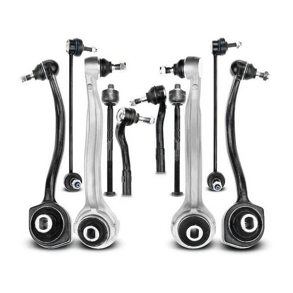 Control Arm Ball Joint Tie Rod and Sway Bar Link Kit 10 - Compatible with 2001 - 2005 Mercedes-Benz C240 2002 2003 2004