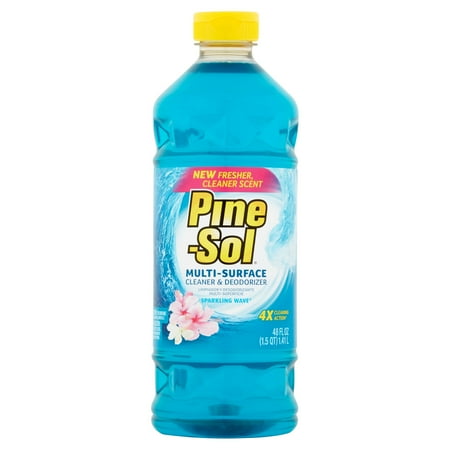 Pine-Sol All Purpose Cleaner, Sparkling Wave, 48 oz Bottle