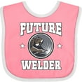 thumbnail image 3 of Inktastic Welding Future Welder Fabricator Boys or Girls Baby Bib, 3 of 4
