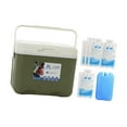 thumbnail image 4 of Nevera portátil para acampar, nevera portátil personal de 6 L con bolsa de hielo para el frío Verde, 4 of 8