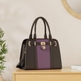 thumbnail image 2 of Set de bolsos Qiyuer, bandolera de trabajo, color morado y negro, 2 of 9