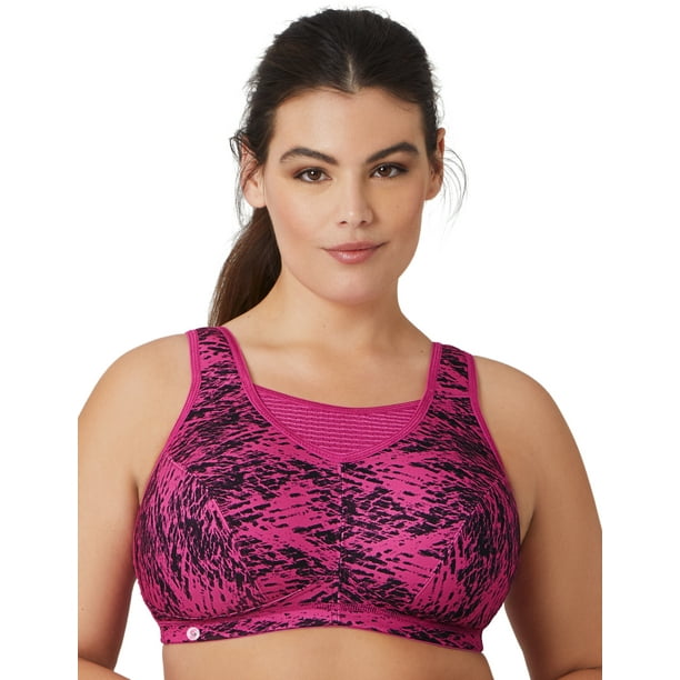 Glamorise Full Figure Plus Size NoBounce Camisole Elite Sports Bra