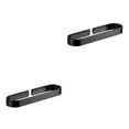 thumbnail image 2 of ZheElen Towel Rack Without Drilling Easy Installation Space-saving Stylish Finish Bathroom Towels Rack black 300mm 2Set, 2 of 6