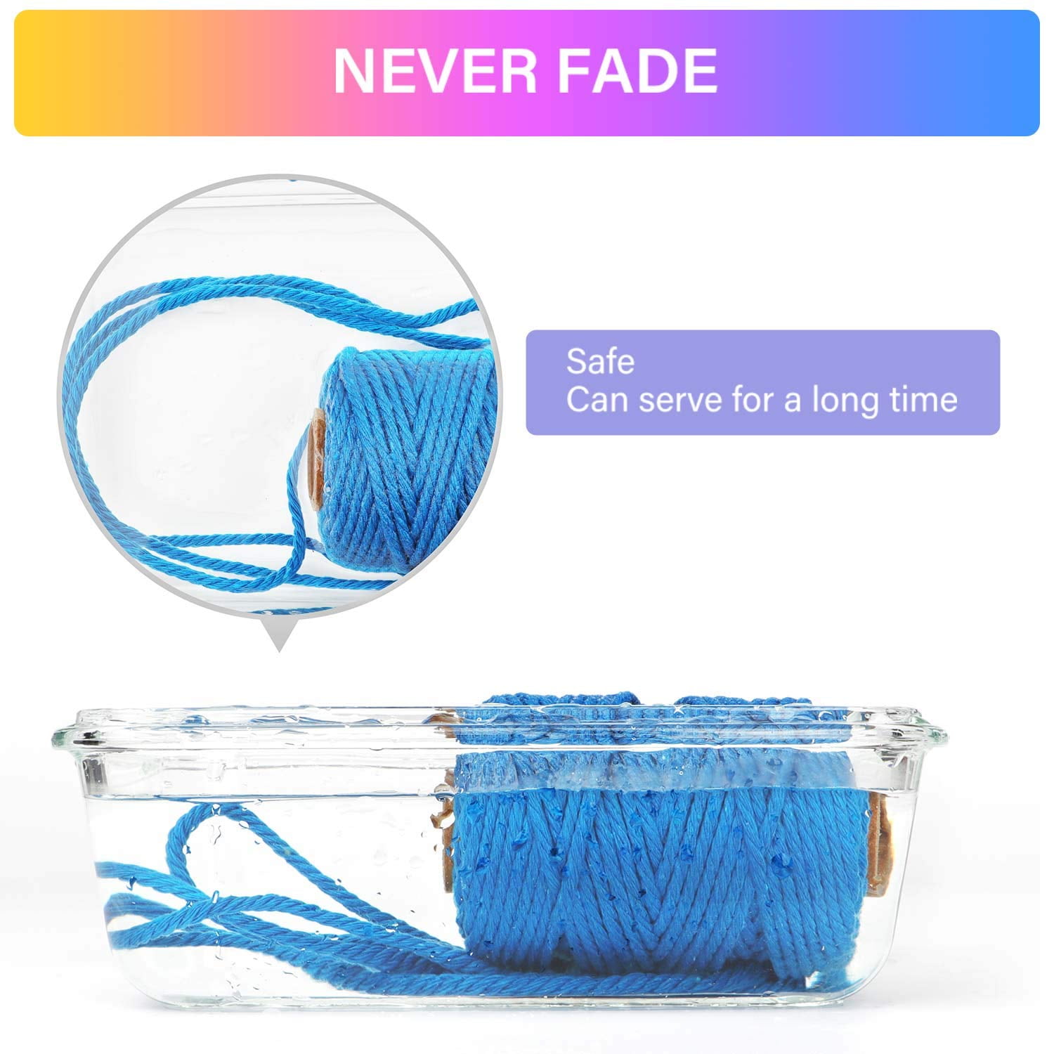 HULISEN Macrame Cord, 3mm Natural Cotton Twine, 12 Rolls 4 Strand Colored Macrame String