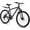 Black, variant on HILAND 27.5 Inch Mountain Bike, Mens and Womens Aluminum Frame MTB with 21 Speeds, Dis Brake, Hardtail Bicycle for Adults