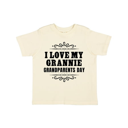

Inktastic Grandparents Day I Love My Grannie Gift Toddler Boy or Toddler Girl T-Shirt