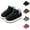Black, variant on Fuzzy House Slippers for Women Closed Toe Warm Plush Design Slippers Winter Linen Slippers Breathable Guest Slippers Indoor Slippers Non For Women Men At Home Hotel