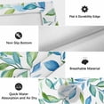 thumbnail image 6 of Blue Green Botanical Outdoor Rug for Patio/Deck/Porch, Non-Slip Large Area Rug 4 x 6 Ft, Watercolor Summer Leaf Indoor Outdoor Rugs Washable Area Rugs, Reversible Camping Rug Carpet Runner, 6 of 8
