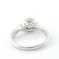 thumbnail image 5 of solitaire jewels Twisted Shank 1.5CT Round Moissanite Hidden Halo Engagement Ring For Women, 10K White Gold, 5 of 7