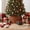 Brown, variant on Skimskl Woven Plastic Christmas Tree Collar Split-Side Xmas Tree Base Ring Skirt Stand Cover Replacement for Artificial Trees Indoor Holiday Decor