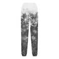 thumbnail image 5 of WXLWZYWL Women Merry Christmas Sweatpants Drawstring Jogger Snowflake Fun Print Elastic Waist Casual Trousers Warm Comfy Pants with Pockets, 5 of 5