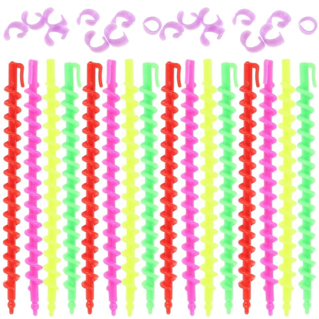 MesaSe 26pcs Hair Curlers Perm Rods Spiral Perm Rods Hair Rollers Hair Curling Tools
