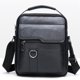 thumbnail image 1 of Bolso de hombro para hombre, para ocio, negocios, moda, pequeño, mochila individual, PU, poliéster, negro, talla única, 1 of 12