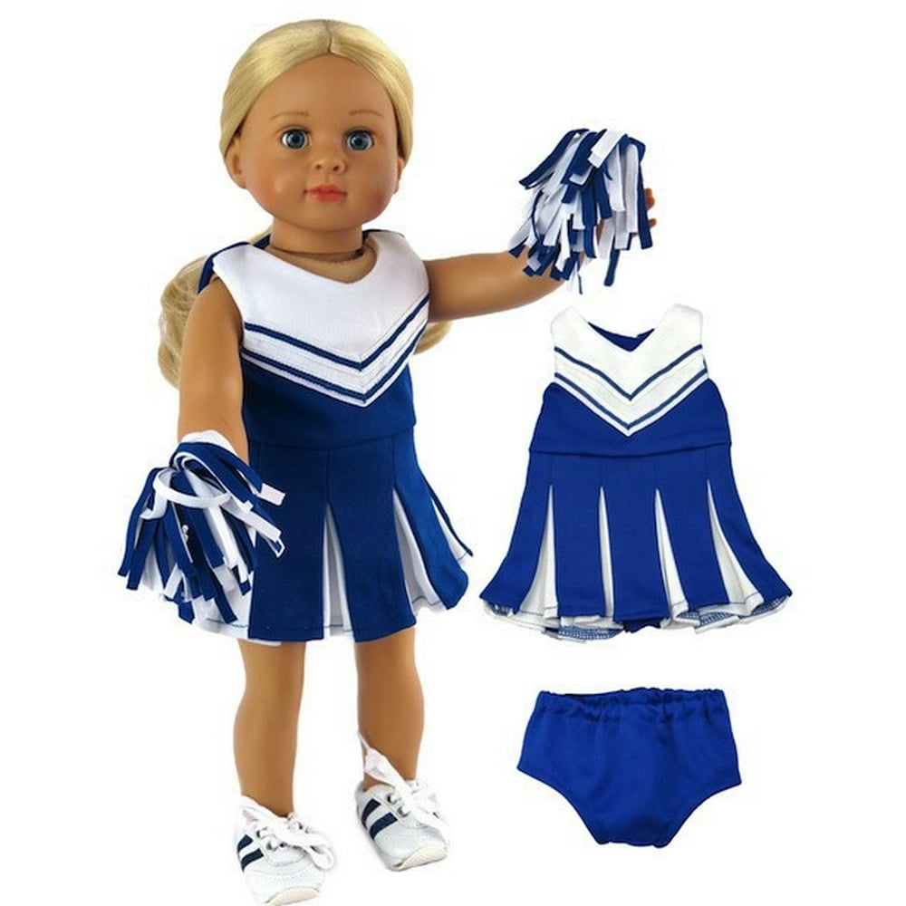 18 inch doll cheerleading outfit