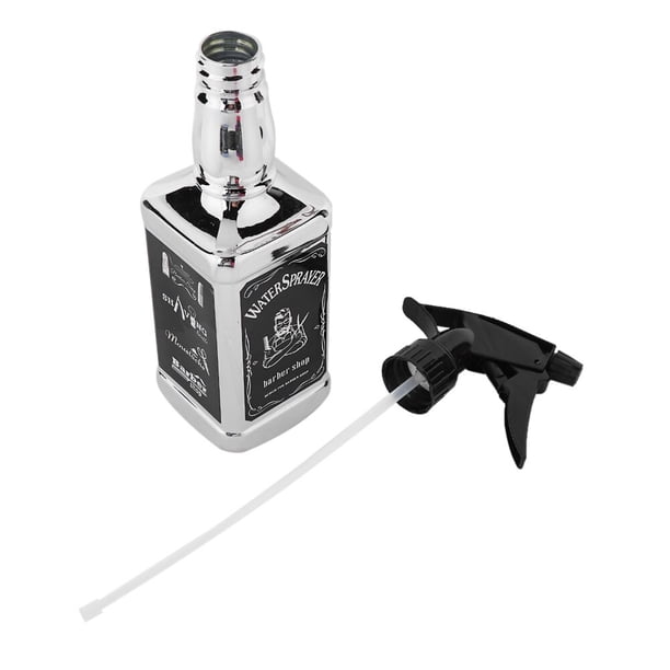 Botella Pulverizadora para Peluquería, 500 ml, Niebla Fina O Botella Pulverizadora Con Salida de Agua Recta para Peluquería, Para Salón y Uso Domémémémherstico, Jardinería