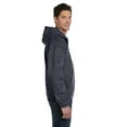 thumbnail image 3 of Champion Mens Double Dry Action Fleece Full Zip Hood, M, Charcoal Heather, 3 of 4