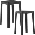 thumbnail image 1 of OULII 2Pack Miniature Stool Model Plastic Round Decorative Item for Courtyard Use, 1 of 6