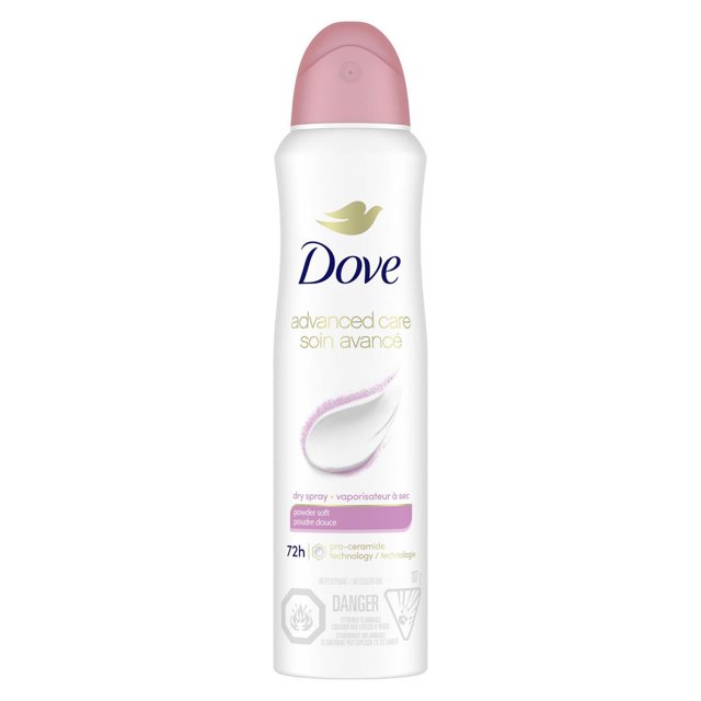 Dove Advanced Care Powder Soft Scent Dry Spray Antiperspirant