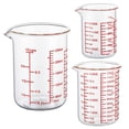 thumbnail image 1 of Juego de vasos medidores Ackers BORO3.3 de vidrio con alto contenido de borosilicato, 1 of 7